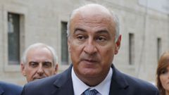 El escritor Fernando Benzo, en una visita a Ourense en el 2017, durante su �poca como secretario de Estado de Cultura