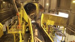 Una imagen de archivo del interior de la fábrica de Ence en Pontevedra.