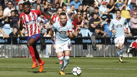 Celta-Atl�tico (0-1) en Primera el 22 de octubre del 2017.