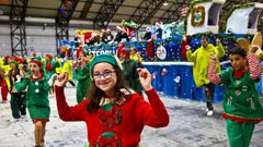 Imagen de una de las carrozas de la Cabalgata de Reyes del ao pasado, que se celebr en el Ifevi