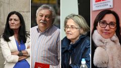Subdelegados Gobierno.Isabel Rodr�guez (Lugo), Emilio Gonz�lez Afonso (Ourense), Pilar L�pez-Rioboo (A Coru�a) y Maica Larriba (Pontevedra), subdelegados del Gobierno en Galicia