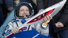 Aterrizaje de la Soyuz en Kazajist�n