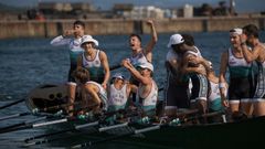 �As� fue la regata de traineras de la Liga Galega en A Pobra!