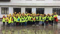 Alumnos Colegio Antonio Fern�ndez L�pez, de Oural