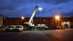 Antigua nave de Lidl en Fonteculler, donde se abrir un JYSK