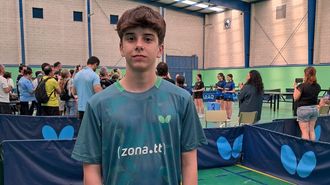 Mateo Lois, tras lograr el t&iacute;tulo auton&oacute;mico juvenil