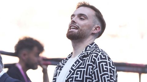 Ibai Llanos, durante la quinta edici�n de �La velada del a�o� el 26 de julio de 2025 en el Estadio de La Cartuja de Sevilla.