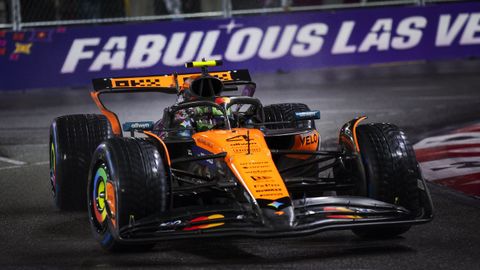 Lando Norris, durante la carrera
