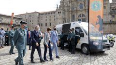 Presentacin en el Obradoiro del plan Xacobeo de la Guardia Civil