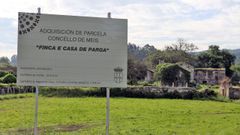 La finca adquirida por el Concello de Meis.