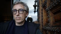 David Trueba en noviembre del 2019, en su visita a Galicia para recoger el premio de novela Casino de SantiagoporTierra de Campos.