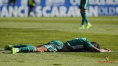 Aarón Ñíguez se lamenta tras una ocasión
