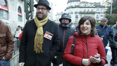 Imagen de Yolanda Daz con Martio Noriega durante un acto en el ao 2015