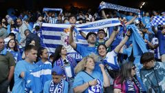 Aficionados durante el partido entre el Deportivo y el Castell�n