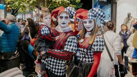 Las familias disfrutaron del Halloween en Ourense.