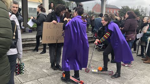 Manifestaci�n por las calles de Guitiriz