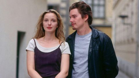 Julie Delpy y Ethan Hawke, en «Antes del amanecer»