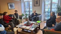 Reuni�n de ayer entre los alcaldes, la subdelegada del Gobierno, t�cnicos y representantes de la empresa