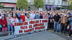 Ms de un millar de personas participaron en la concentracin sanitaria en O Barco de Valdeorras