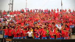 Imagen de la celebraci�n del ascenso ourensanista en Cuenca