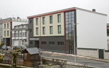 El exterior de la residencia fonsagradina para mayores, inaugurada esta misma semana. 