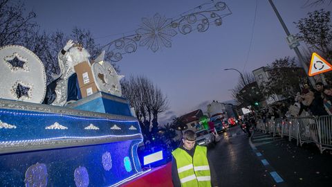 Cabalgata del D�a de Reyes en Noia.
