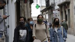 Imagen de archivo de una calle de Viveiro, que esta semana volver� junto con Burela y Foz al nivel m�ximo de restricciones