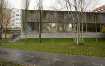 Instalaciones de la piscina municipal de Pontedeume. 