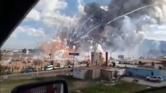 Explosi�n en el Mercado de Pirotecnia de San Pablito