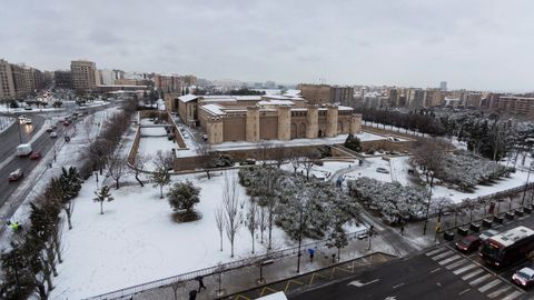 Temporal de nieve en Zaragoza