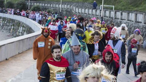 San Silvestre celebrada en Malpica