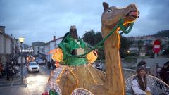 Imagen de la cabalgata el pasado a�o en Porto do Son