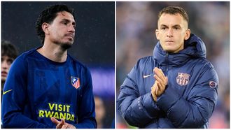Jos� Mar�a Gim�nez y Marc Casad�, con el Atl�tico y el Barcelona, respectivamente.