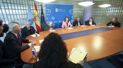 La conselleira de Vivenda particip� en el acto de firma de las escrituras de compraventa.