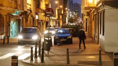 Imagen de la zona de copas del Orz�n, en A Coru�a