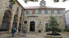 Entrada al consistorio local de Ortigueira, en una imagen de archivo