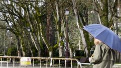 Cerrado el parque Rosal�a de Castro, en Lugo.