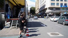 rodaje.La serieClanes, de Netflix, ya utiliz las calles de A Corua como escenario en su primera temporada