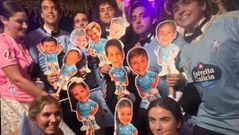 Miembros de la familia Mourio, en la boda de Giselle, sobrina de la presidenta del Celta.