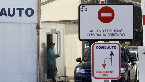 Zona covidauto del HULA