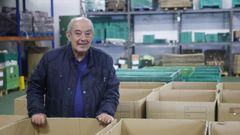 El coordinador del Banco de Alimentos de Ferrol, Manuel Gonz�lez,�en una imagen de archivo