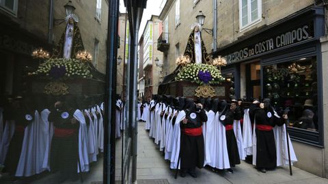 Procesin de la Virgen de los Dolores, organizada por la Cofrada del Desenclavo del Seor y de los Mayores Dolores de Mara Santsima.