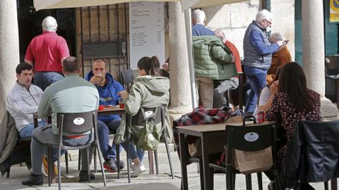 Reapertura de terrazas en Pontevedra