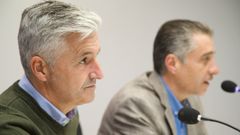 Roberto Su�rez, en su presentaci�n como nuevo director deportivo del Oviedo