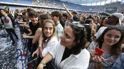 Morria Fest, ambiente en el estadio de Riazor