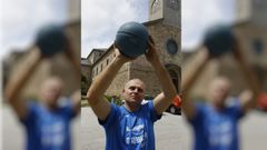 Manolo Cobas, en Burela nunha imaxe de arquivo.