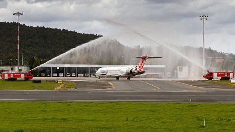 Vuelo inaugural de Volotea en abril del 2019