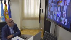 Videoconferencia de Jose Manuel Baltar con l�deres locales del PP
