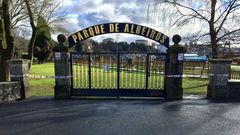 Los parques de Lugo estn cerrados por los avisos de temporal