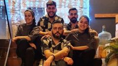 Equipo de Benedita Elisa, restaurante que inaugura las jornadas gastron�micas Cocinando Santiago en el Mercado Boanerges